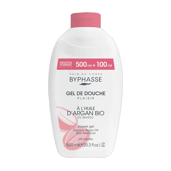 Żel pod prysznic z olejkiem arganowym 600ml [Byphasse] - Byphasse