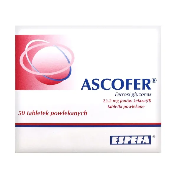 Żelazo 23,2 mg 50 tabletek [ESPEFA] - ESPEFA
