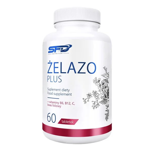 Żelazo Plus 14 mg 60 tabletek [SFD] - SFD nutrition