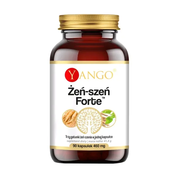Żeń-szeń Forte 370mg 90 kapsułek [Yango] - Yango