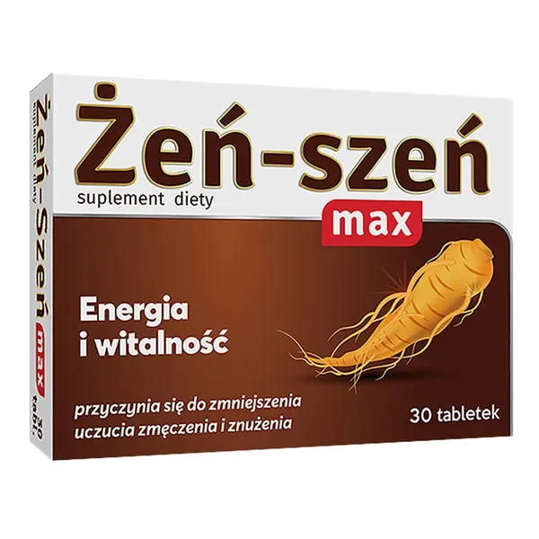 Żeń-szeń Max z witaminami 30 tabletek [Alg Pharma] - Alg Pharma