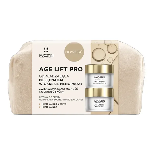 Zestaw Age Lift Pro krem na dzień SPF 15 + krem na noc [Iwostin] - Iwostin