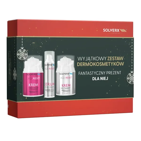 Zestaw Age Reset krem-maska + krem + serum [Solverx] - Solverx