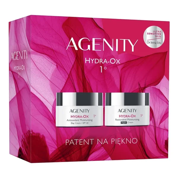 Zestaw Agenity 1º Hydra-Ox antyoksydacyjny krem na dzień SPF 20 + odbudowujący krem na noc [Agenity] - Agenity