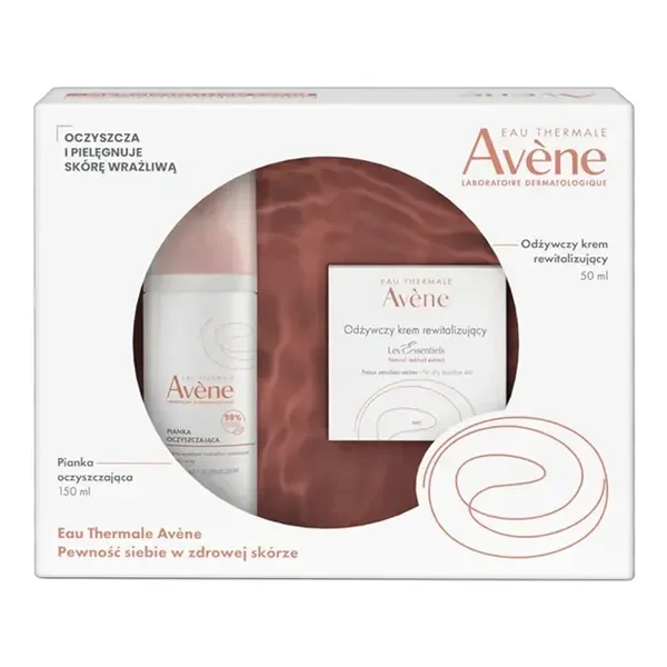 Zestaw Avene Eau Thermale pianka 150ml + krem 50ml - Avene Eau Thermale