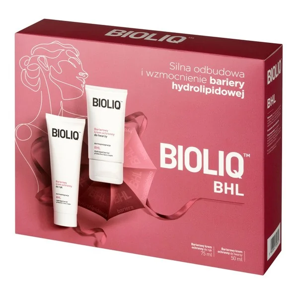 Zestaw Bioliq BHL barierowy krem ochronny do rąk 75ml + krem do twarzy 50ml [Bioliq] - Bioliq