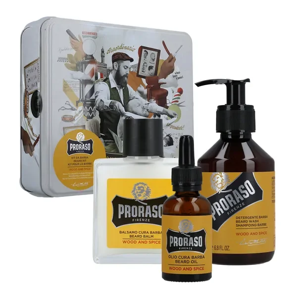 Zestaw do pielęgnacji brody Wood&Spice [Proraso] - Proraso