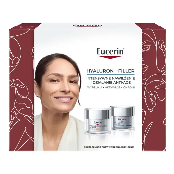 Zestaw Eucerin Hyaluron-Filler krem na dzień SPF 30 + krem na noc 50ml + 50ml [Eucerin] - Eucerin