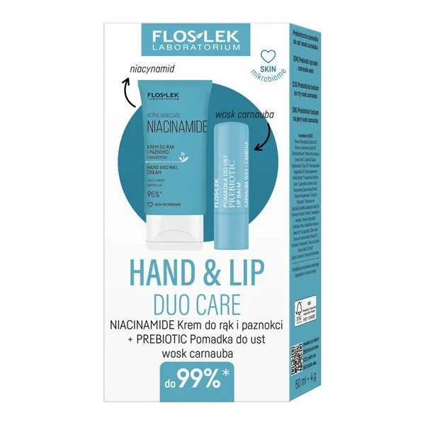 Zestaw Hand & Lip Duo Care Niacinamide [FlosLek] - FlosLek Laboratorium
