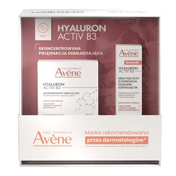 Zestaw Hyaluron Activ B3 Krem na noc 40ml + Krem pod oczy 15ml [Avene] - Avene Eau Thermale