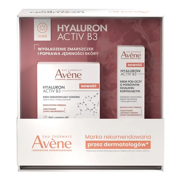 Zestaw Hyaluron Activ B3 krem odbudowujący 50ml + krem pod oczy 15ml [Avene] - Avene Eau Thermale
