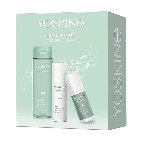Zestaw Japan Pure Rice krem 50ml + esencja 200ml + serum 30ml [YOSKINE] - YOSKINE