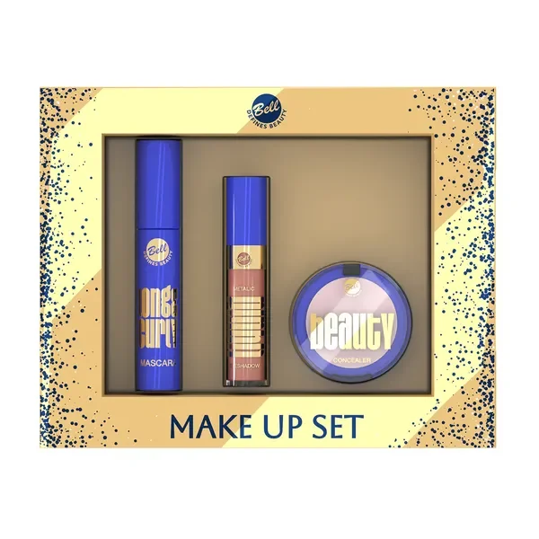 Zestaw Make Up Set tusz do rzęs + cień do oczu + korektor [Bell] - Bell
