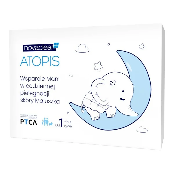 Zestaw Novaclear Atopis płyn do mycia + krem natłuszczający + krem pieluszkowy [Novaclear] - Novaclear