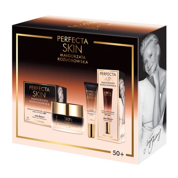 Zestaw Perfecta Skin Małgorzata Kożuchowska krem ujędrniający 50ml + krem pod oczy 15ml [Perfecta] - Perfecta