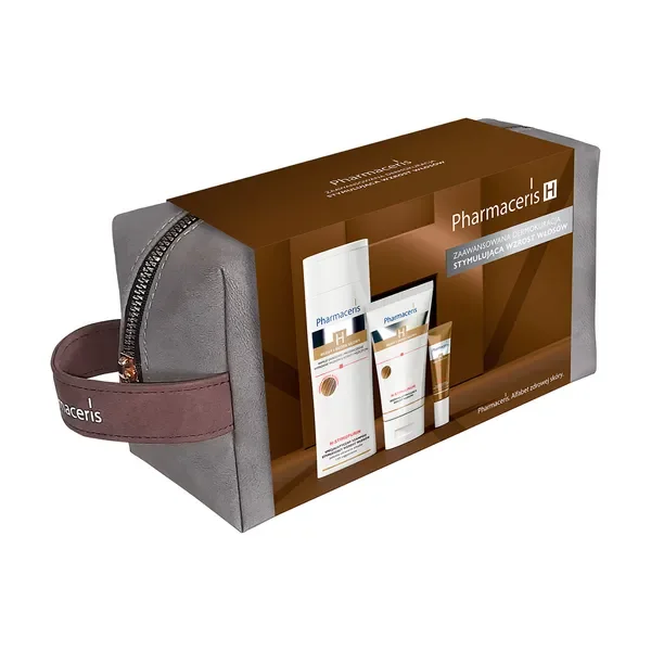 Zestaw Pharmaceris H kuracja stymulująca wzrost włosów szampon 250ml + odżywka 150ml + peeling 10ml [Pharmaceris] - Pharmaceris