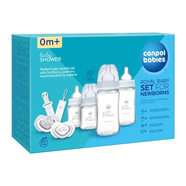 Zestaw Royal Baby Boy wyprawka dla noworodka [Canpol] - Canpol