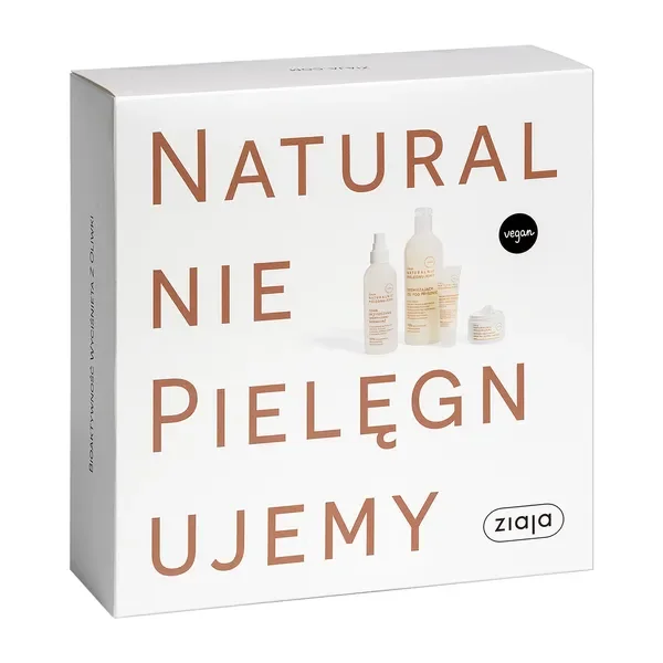 Zestaw Ziaja Naturalnie Pielęgnujemy odżywczy krem + serum + żel + tonik - Ziaja