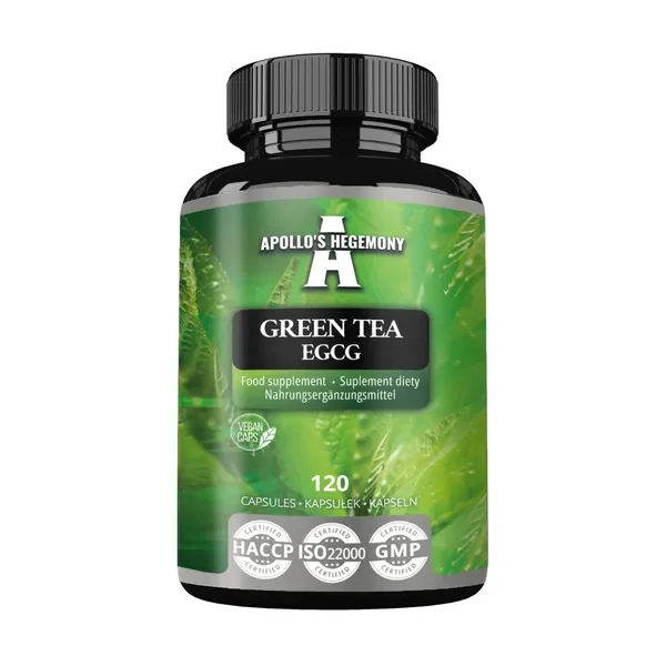 Zielona herbata EGCG 500mg 120 kapsułek [Apollo's Hegemony] - Apollo's Hegemony