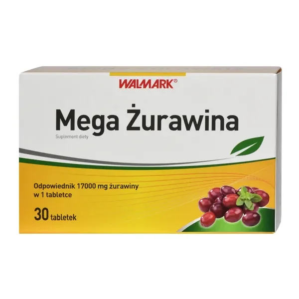 Żurawina 500 mg 30 tabletek [Walmark] - Walmark