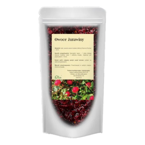Żurawina owoce suszone 50g [Flos] - Flos
