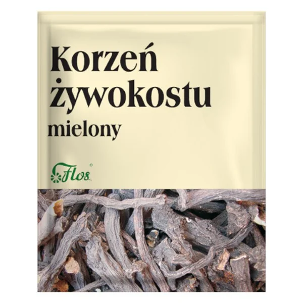 Żywokost korzeń mielony 100g [Flos] - Flos